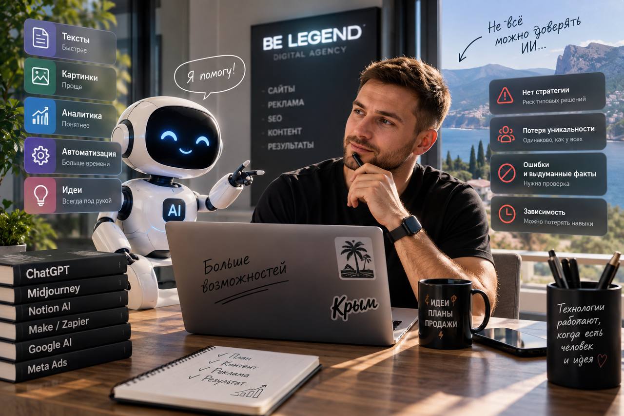 AI-инструменты в маркетинге: где экономят время, а где вредят